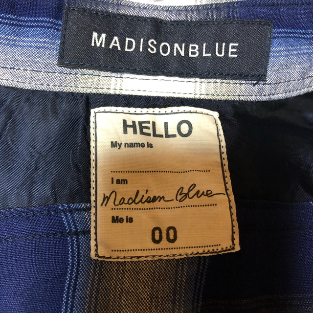 MADISONBLUE(マディソンブルー)のマディソンブルー　シャツワンピース ブルー　01 レディースのワンピース(ロングワンピース/マキシワンピース)の商品写真