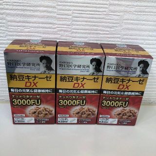 入荷！新品未開封！納豆キナーゼＤＸ 3個セット(その他)