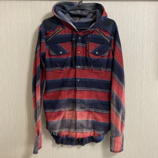 ルグランブルー(LGB)のl.g.b ルグランブルー shirt-g パーカー チェック シャツ(シャツ)