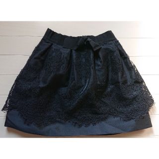 ディーアンドジー(D&G)のD&G ジュニア◆スカート 黒 レース 6(113~119cm)◆美品(スカート)