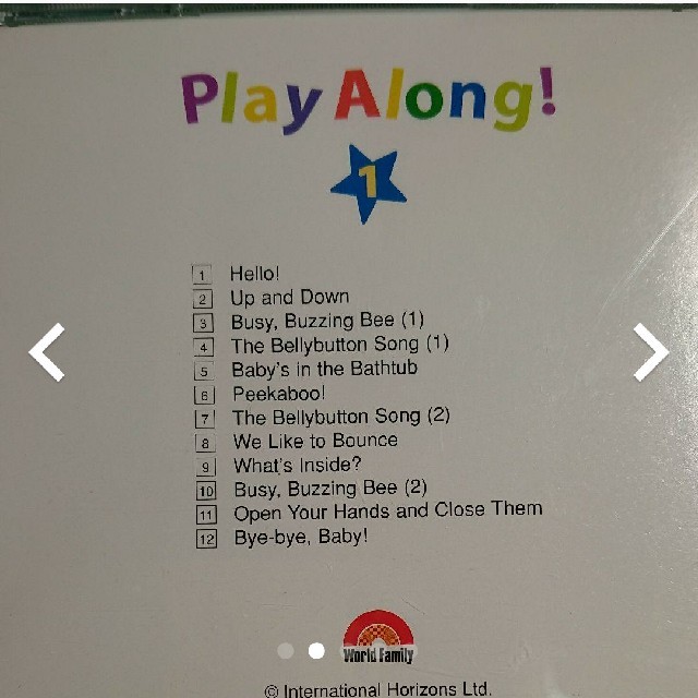 Disney(ディズニー)のディズニー英語システム Play along CD  キッズ/ベビー/マタニティのおもちゃ(知育玩具)の商品写真