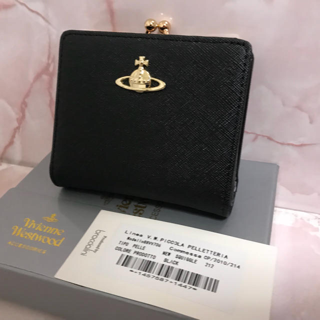 新品！Vivienne がま口二つ折財布