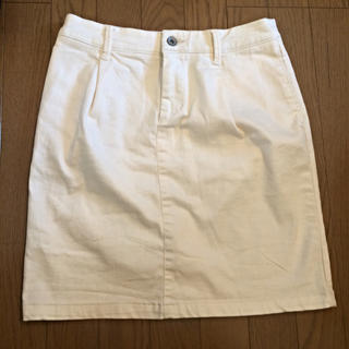 レプシィムローリーズファーム(LEPSIM LOWRYS FARM)のホワイト台形スカート(ひざ丈スカート)