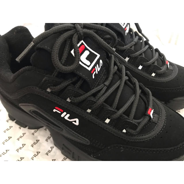 FILA(フィラ)の【FILA フィラ】 新品 ブラック 23.0 レディースの靴/シューズ(スニーカー)の商品写真