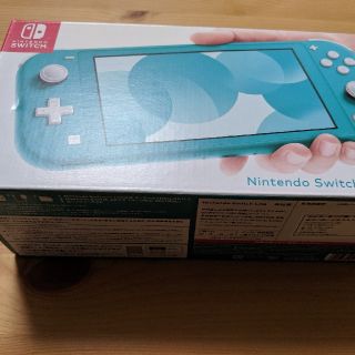 ① 新品未使用 Switch ライト 本体 新色 ブルー 店舗印あり 保証あり