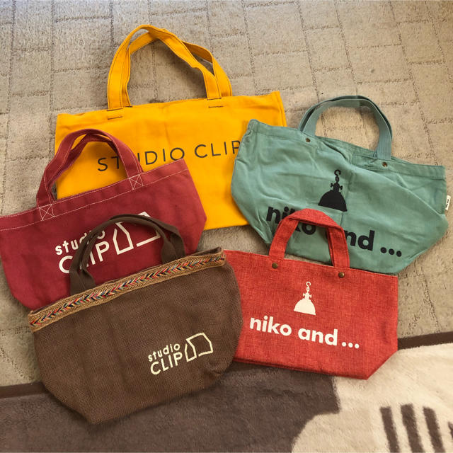 STUDIO CLIP(スタディオクリップ)のstudioclip niko and… トートバックまとめ売り レディースのバッグ(トートバッグ)の商品写真
