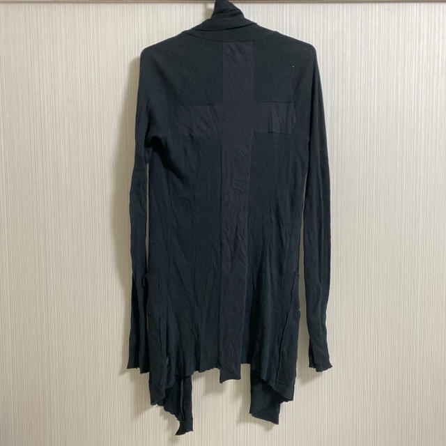 新品 LGB ルグランブルー CARDI/STL 変形カーディガン ブラック袖丈