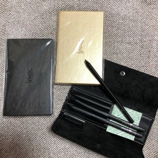 イヴサンローランボーテ(Yves Saint Laurent Beaute)のYSL イヴ・サンローラン ノベルティ ノート 2冊 + ペンシル(ノート/メモ帳/ふせん)