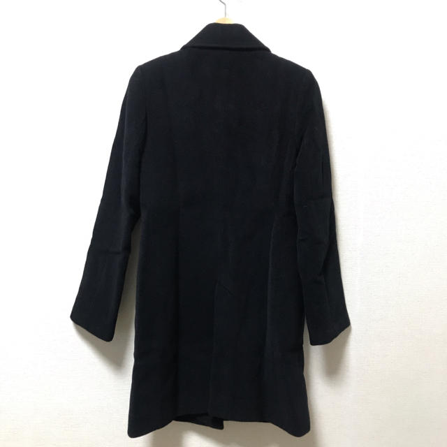 M-premier(エムプルミエ)の美品　エムプルミエ M-PREMIER コート サイズ36 S  黒 冬物 レディースのジャケット/アウター(ロングコート)の商品写真