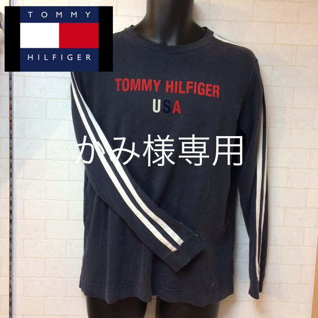 TOMMY HILFIGER(トミーヒルフィガー)の訳あり！ TOMY  HILFIGER トミーヒルフィガー 長袖Tシャツ レディースのトップス(Tシャツ(長袖/七分))の商品写真