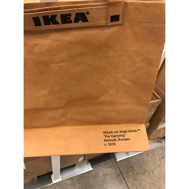 IKEA(イケア)のIKEA off-white ヴァージルアブロー　マルケラッド　Mサイズ メンズのバッグ(トートバッグ)の商品写真