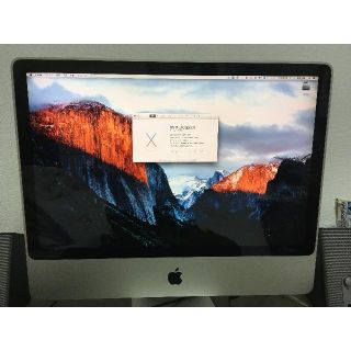 アップル(Apple)のiMac 24inch iMac 大画面 24inch/SSD256GB(デスクトップ型PC)