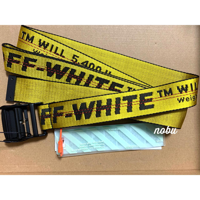 新品【 OFF-WHITE 】 INDUSTRIAL BELT ベルト