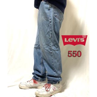 リーバイス(Levi's)の90s levis リーバイス　550 バギーデニム ワイド　シルバータブ(デニム/ジーンズ)