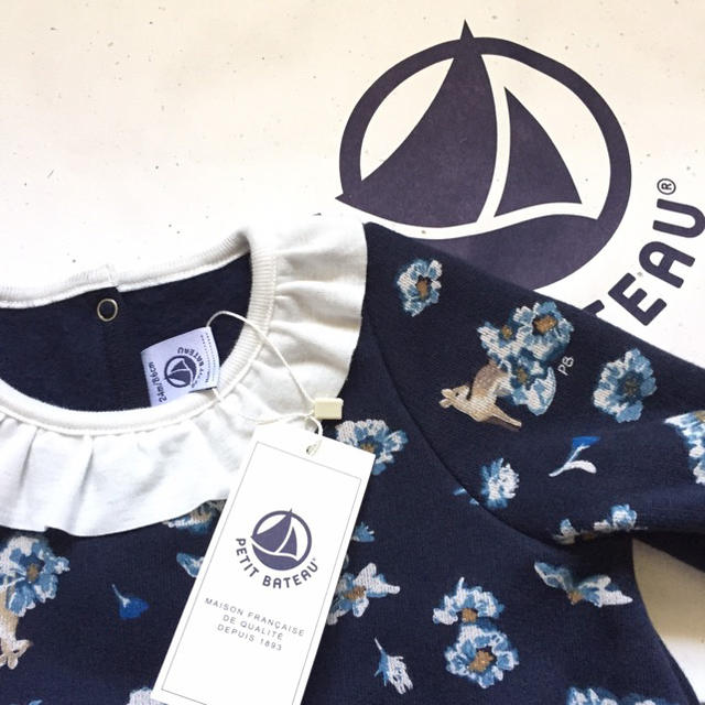 PETIT BATEAU(プチバトー)のなあちゃん様専用 キッズ/ベビー/マタニティのベビー服(~85cm)(ワンピース)の商品写真