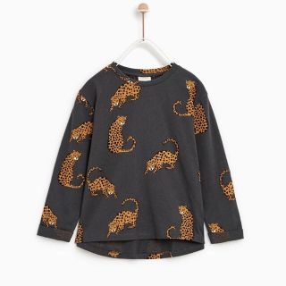 ザラ(ZARA)のZARA kids アニマル柄 長袖 プルオーバー 164(Tシャツ(長袖/七分))