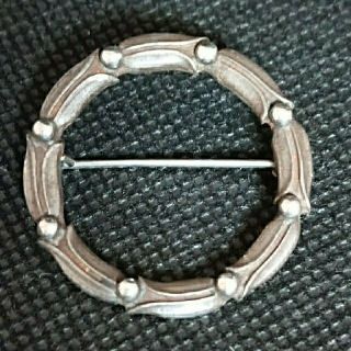 ジョージジェンセン(Georg Jensen)のビンテージ ジョージジェンセン アイアン ブローチ エラー刻印 #5012(ブローチ/コサージュ)