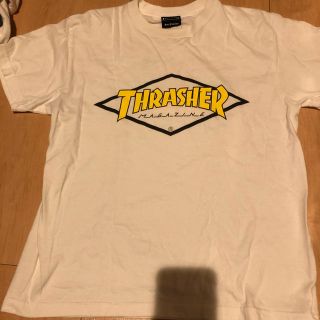 スラッシャー(THRASHER)のスラッシャー　Tシャツ　ホワイト　白　キースへリング　イエロー　黄色　オレンジ　(Tシャツ/カットソー(半袖/袖なし))