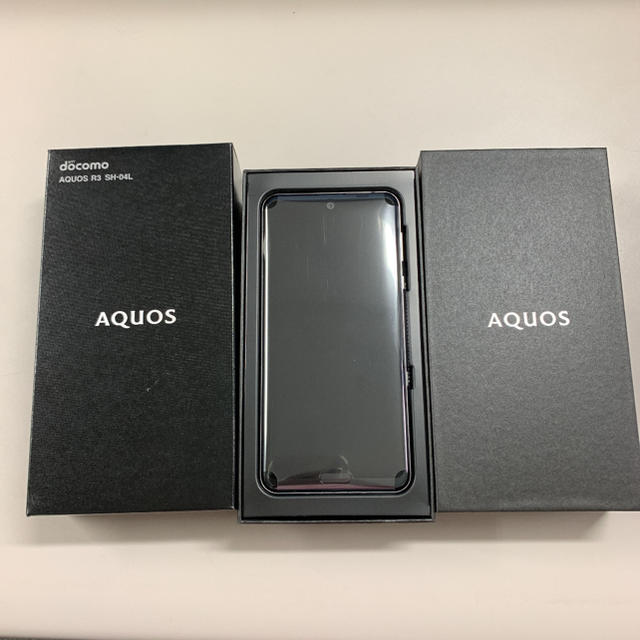 スマートフォン本体未使用品　AQUOS R3 SH-04l  White  ジャンク品