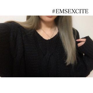 エムズエキサイト(EMSEXCITE)のEMSEXCITE 黒ニット セーター(ニット/セーター)