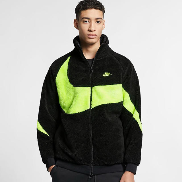 ナイキ NIKE フルジップ スウッシュ ジャケット ボア リバーシブル 3XL