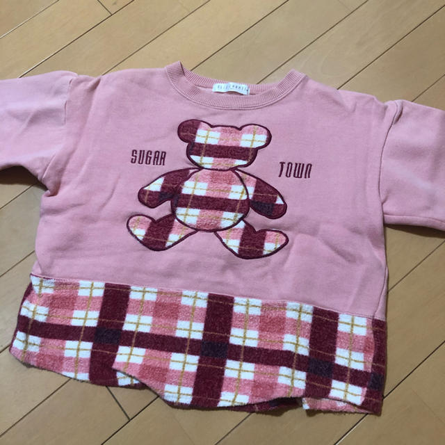 ELLE(エル)のELLE 子供服 女の子 100 トップス トレーナー キッズ/ベビー/マタニティのキッズ服女の子用(90cm~)(Tシャツ/カットソー)の商品写真