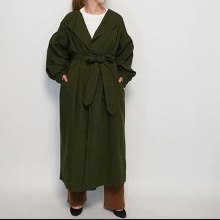 サンタモニカ(Santa Monica)の中目黒　h caftan dress coat(ノーカラージャケット)