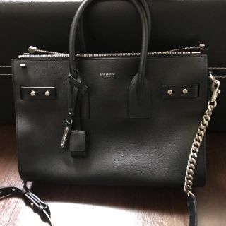 サンローラン(Saint Laurent)のサンローランサックドジュールトート美品ショルダーバッグgucciceline(トートバッグ)