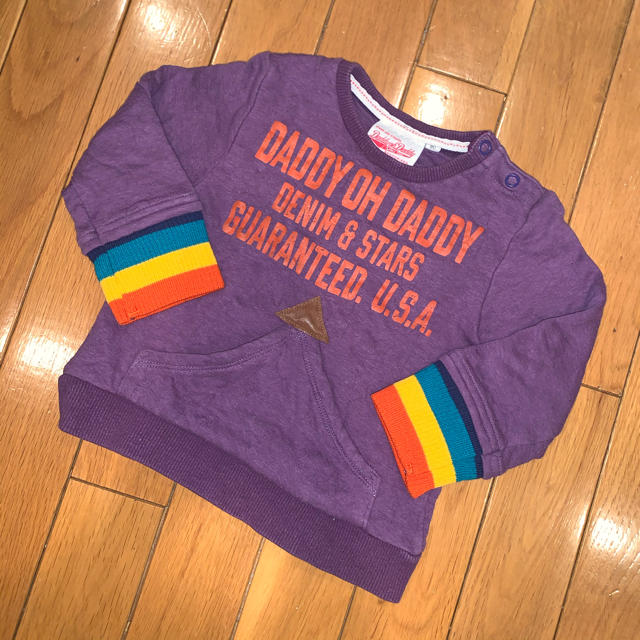 daddy oh daddy トップス　90cm キッズ/ベビー/マタニティのキッズ服男の子用(90cm~)(Tシャツ/カットソー)の商品写真