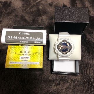 ジーショック(G-SHOCK)のCASIO G-SHOCK 腕時計 ホワイト 美品♪(腕時計(デジタル))