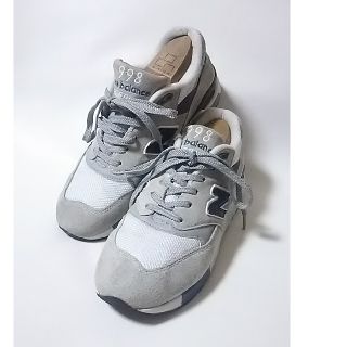 ニューバランス(New Balance)の希少アメリカ製ビンテージ！ニューバランス998高級スニーカー灰紺(スニーカー)