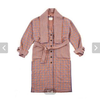 ステュディオス(STUDIOUS)の【さくら様専用】TAN 2019AW CHECKED
COAT
(ロングコート)