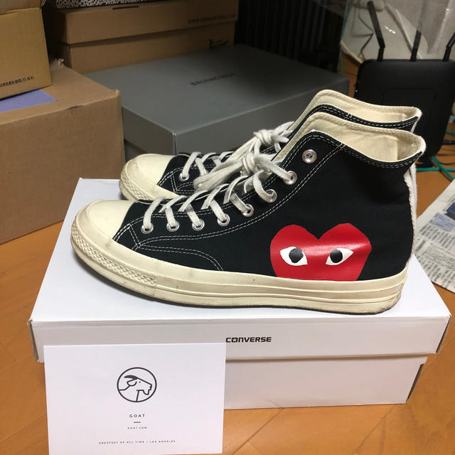 COMME des GARCONS(コムデギャルソン)のconverse play comme des garcons メンズの靴/シューズ(スニーカー)の商品写真
