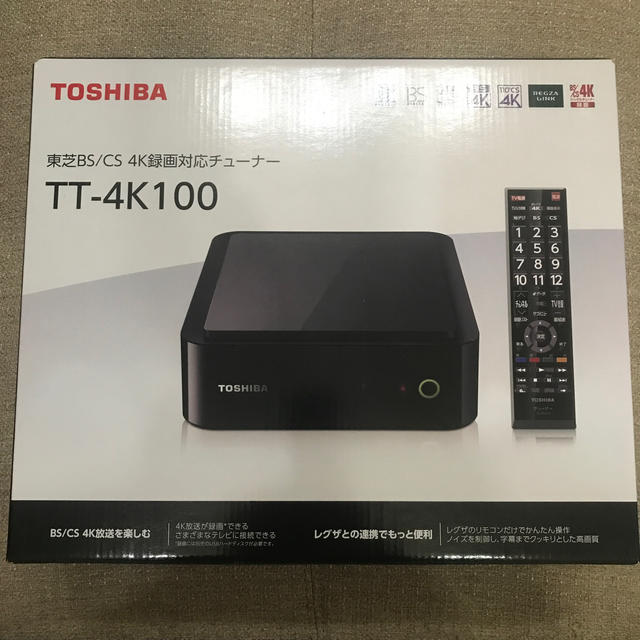 東芝４Ｋ録画対応チューナー　TT-4K100