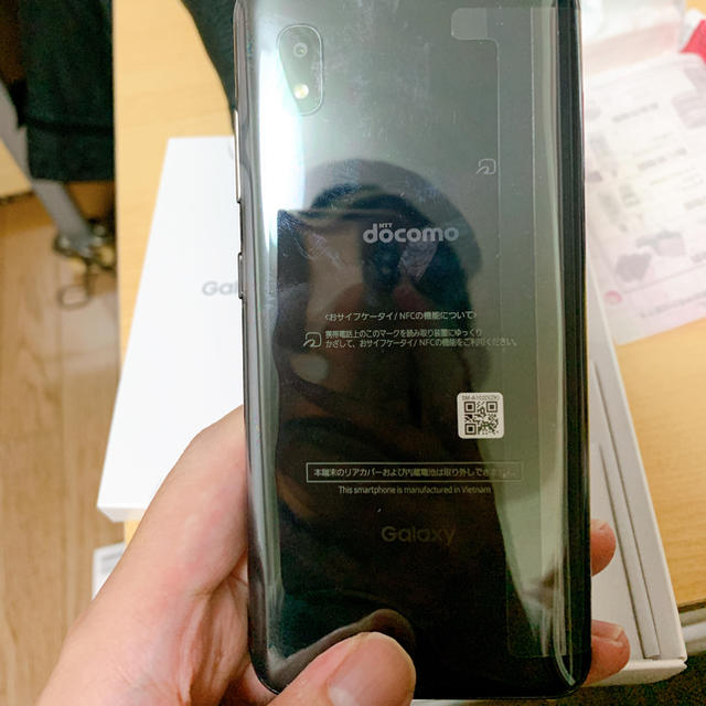 送料込　ドコモギャラクシー新製品　Docomo Galaxy A20 黒