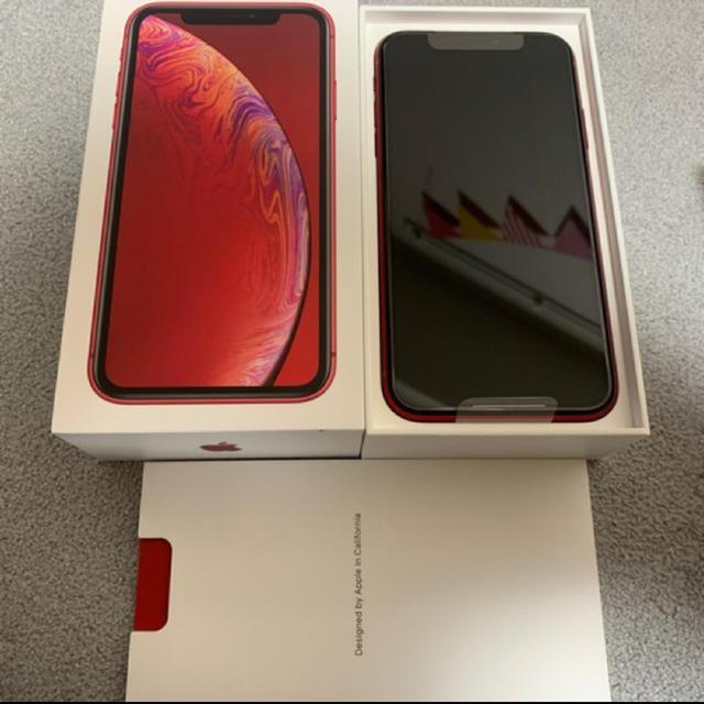 iPhone XR Simフリー 新品未使用 レッド