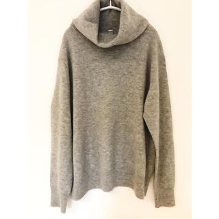 ユニクロ(UNIQLO)のユニクロ☆カシミヤ100☆ タートルネック セーター ニットXL☆グレー(ニット/セーター)