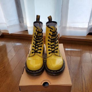 ドクターマーチン(Dr.Martens)のなーはん様専用お値下げDr.マーチン　イエローショートブーツ(ブーツ)