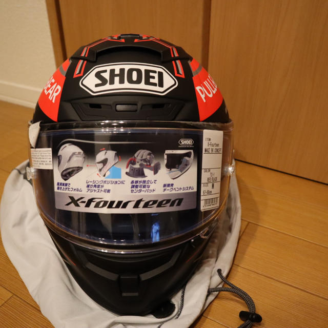 SHOEI X-Fourteen (X14) Mサイズ自動車/バイク