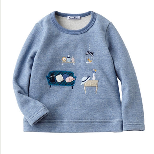 ファミリア トレーナー トップス Tシャツ 長袖 ニット 90cm 2018年