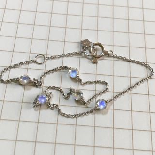 スタージュエリー(STAR JEWELRY)のスタージュエリー　k10WG ブルームーンストーン　ブレスレット(ブレスレット/バングル)