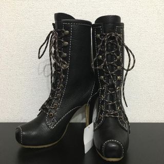 ヴィヴィアンウエストウッド(Vivienne Westwood)のヴィヴィアンウエストウッド　レースアップブーツ　ブラック(ブーツ)