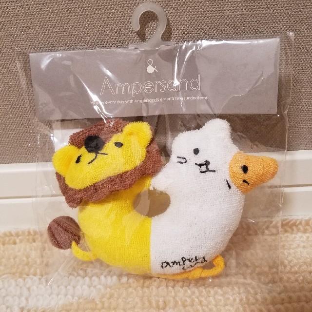 赤ちゃん用(新品)ガラガラ　ライオン&ネコ キッズ/ベビー/マタニティのおもちゃ(がらがら/ラトル)の商品写真