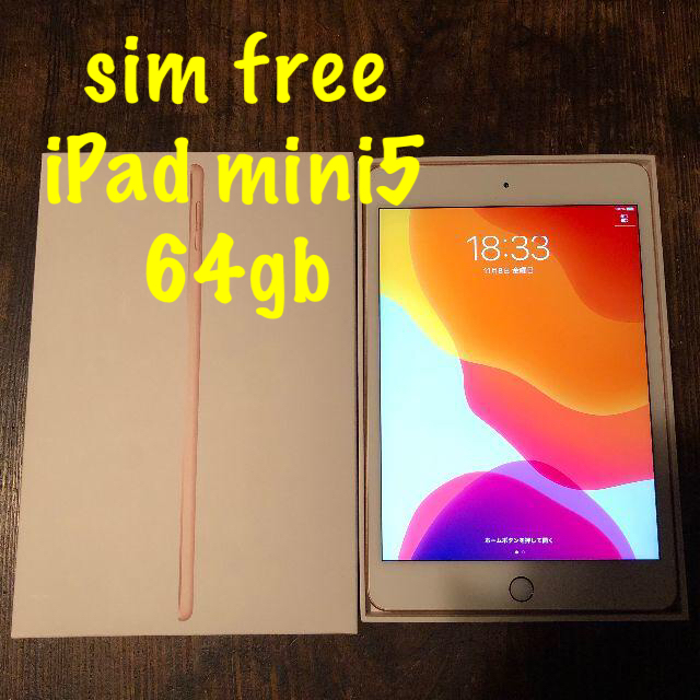 タブレット③ SIMフリー iPad mini5 wifi 64gb