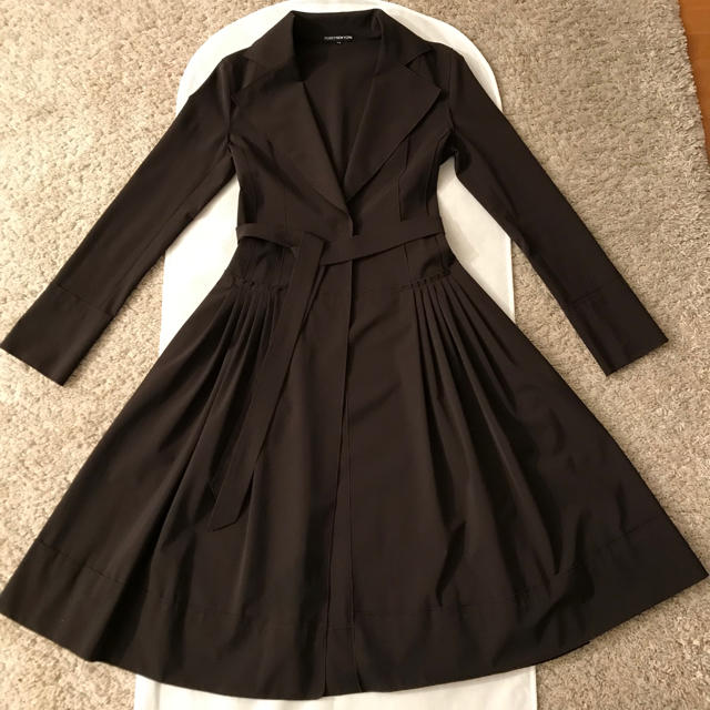 FOXEY - 完売FOXEY NEW YORK コート ドレスワンピース 38の通販 FOXEY - 完売FOXEY NEW YORK コート ドレスワンピース 38の通販