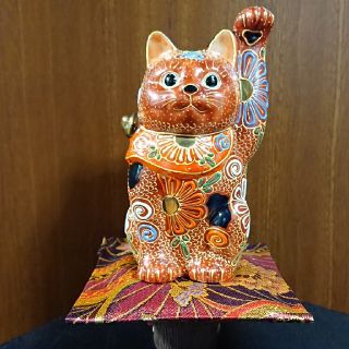 招き猫 九谷焼 アンティークの通販 by 招き猫's shop|ラクマ