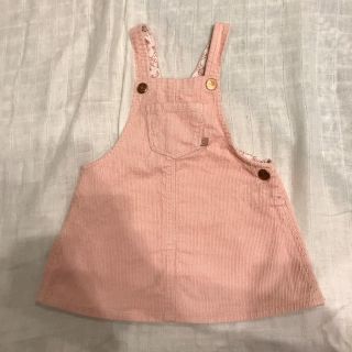 ザラキッズ(ZARA KIDS)のザラベビー　　コーデュロイジャンパースカート(ワンピース)