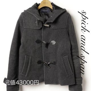 スピックアンドスパン(Spick & Span)のspick and span★防寒グレーダッフルコート☺︎元値43000円(ダッフルコート)