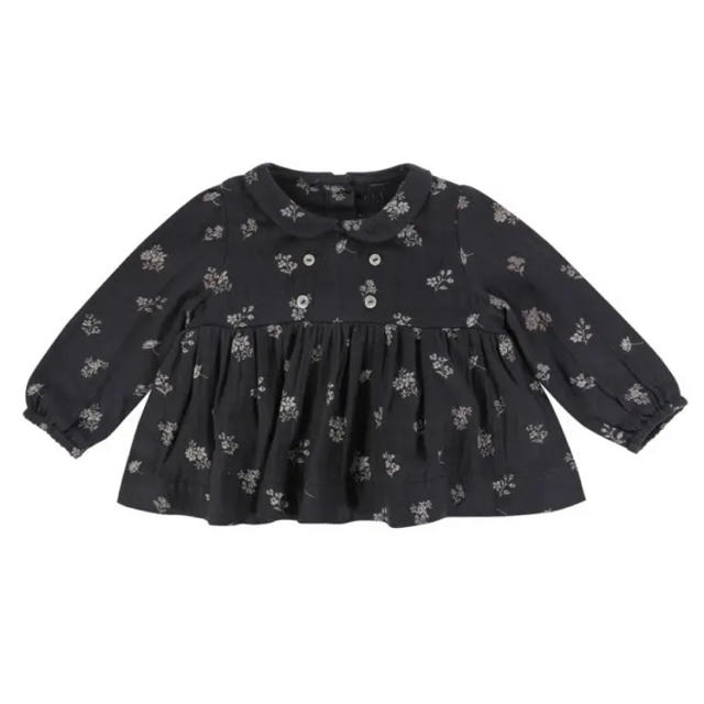 little cotton clothes 花柄ブラウス　2-3y