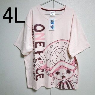 ONE PIECE　新品　４Ｌ　ワンピース　チョッパー　アニメＴ(Tシャツ/カットソー(半袖/袖なし))